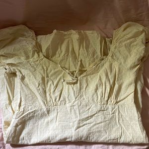 A yellow dress for women